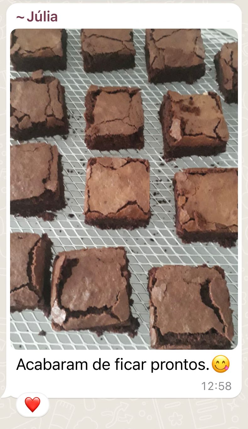 Júlia — brownie pronto