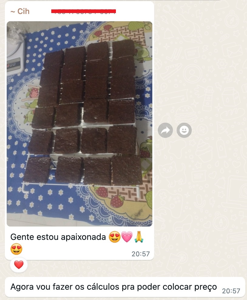 Cih — apaixonada, vai colocar preço