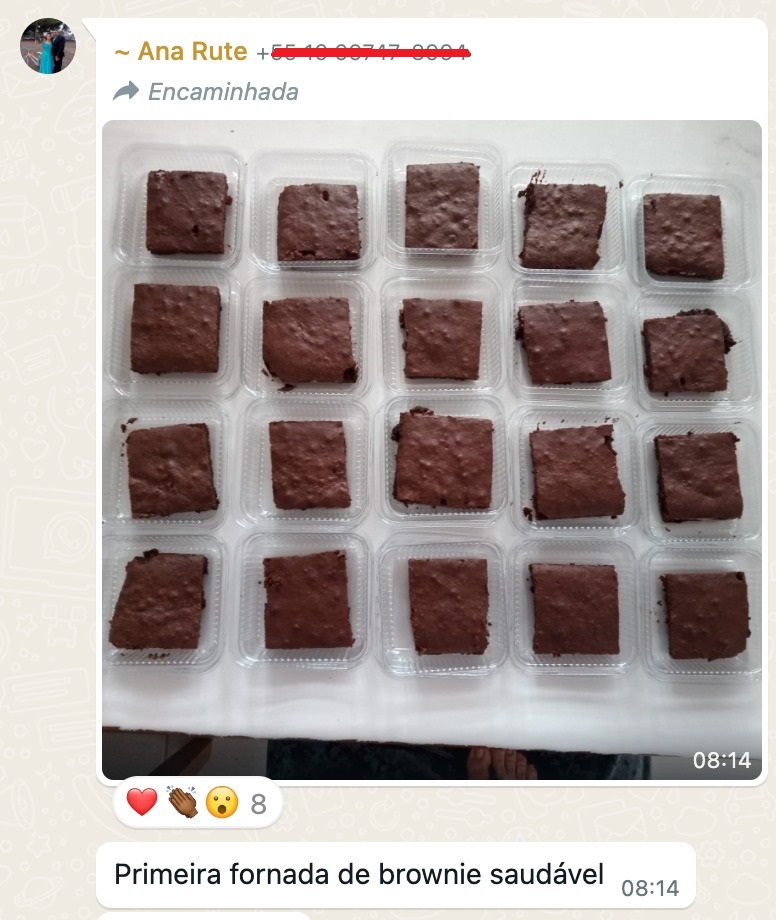 Ana Rute — primeira fornada embalada