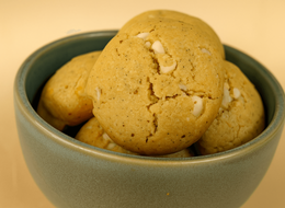 Cookie de chocolate branco com baunilha